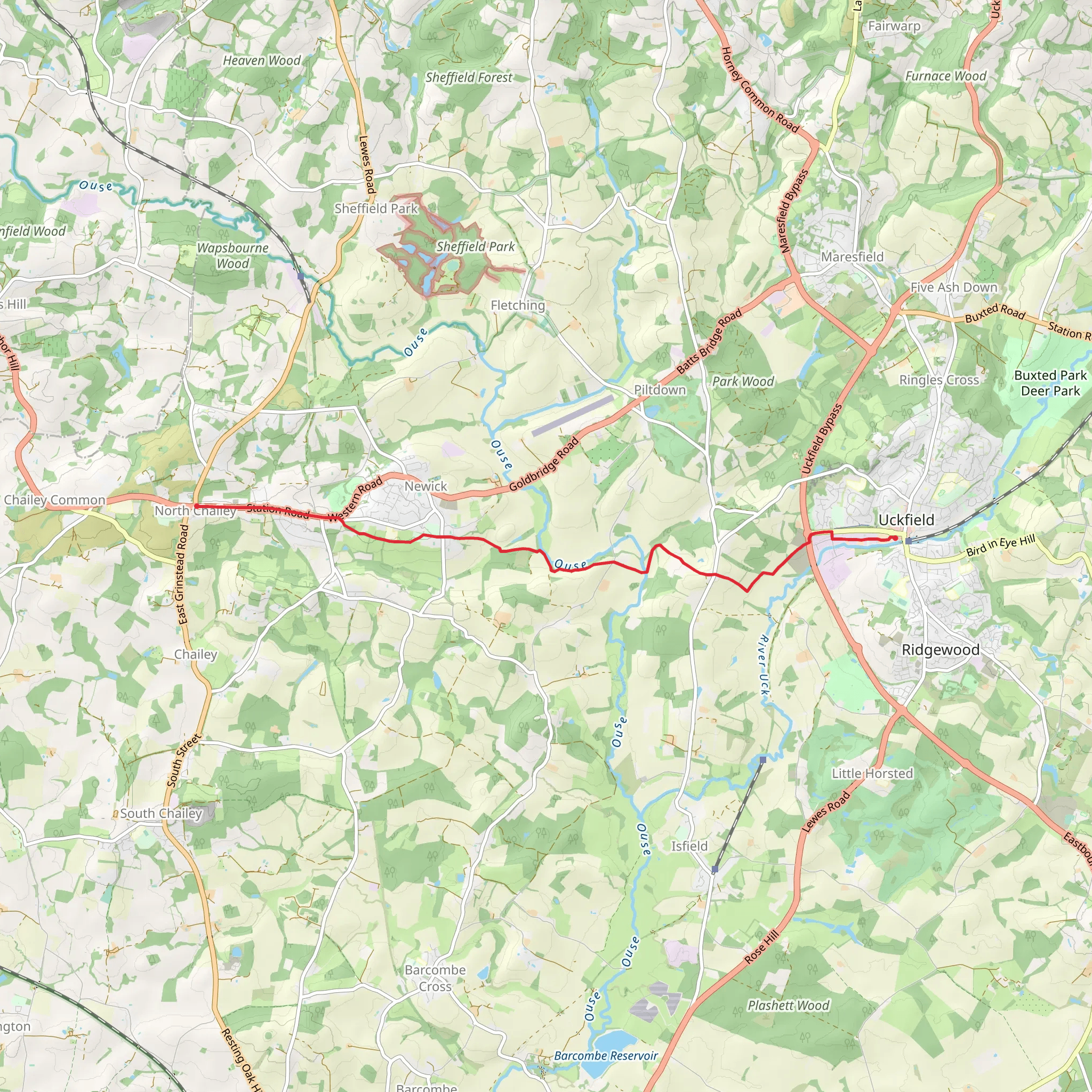 Mitchelswood Farm and Founthill Wood mobile static map