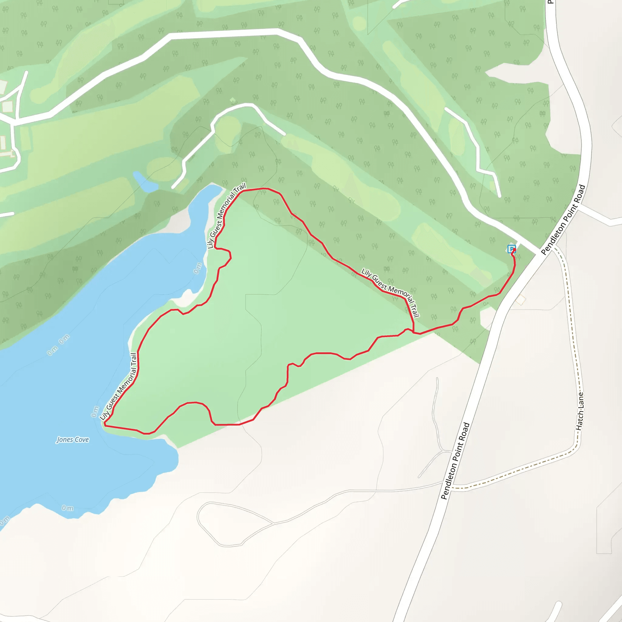 Lily Guest Memorial Trail Loop mobile static map