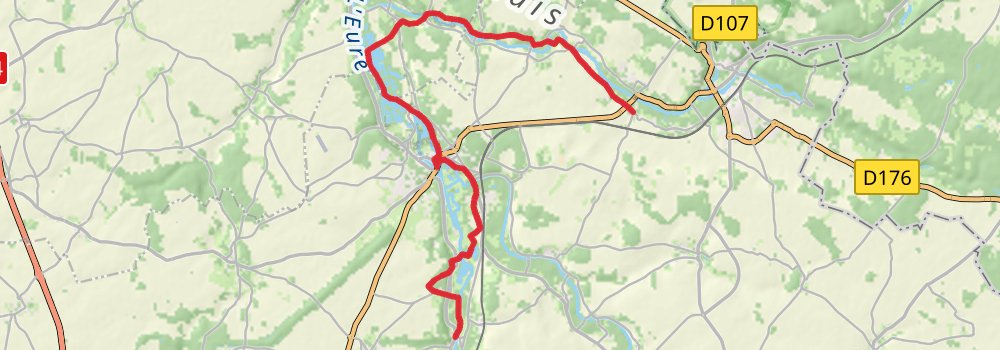 GR 655 Via Turonensis stage 24 Map