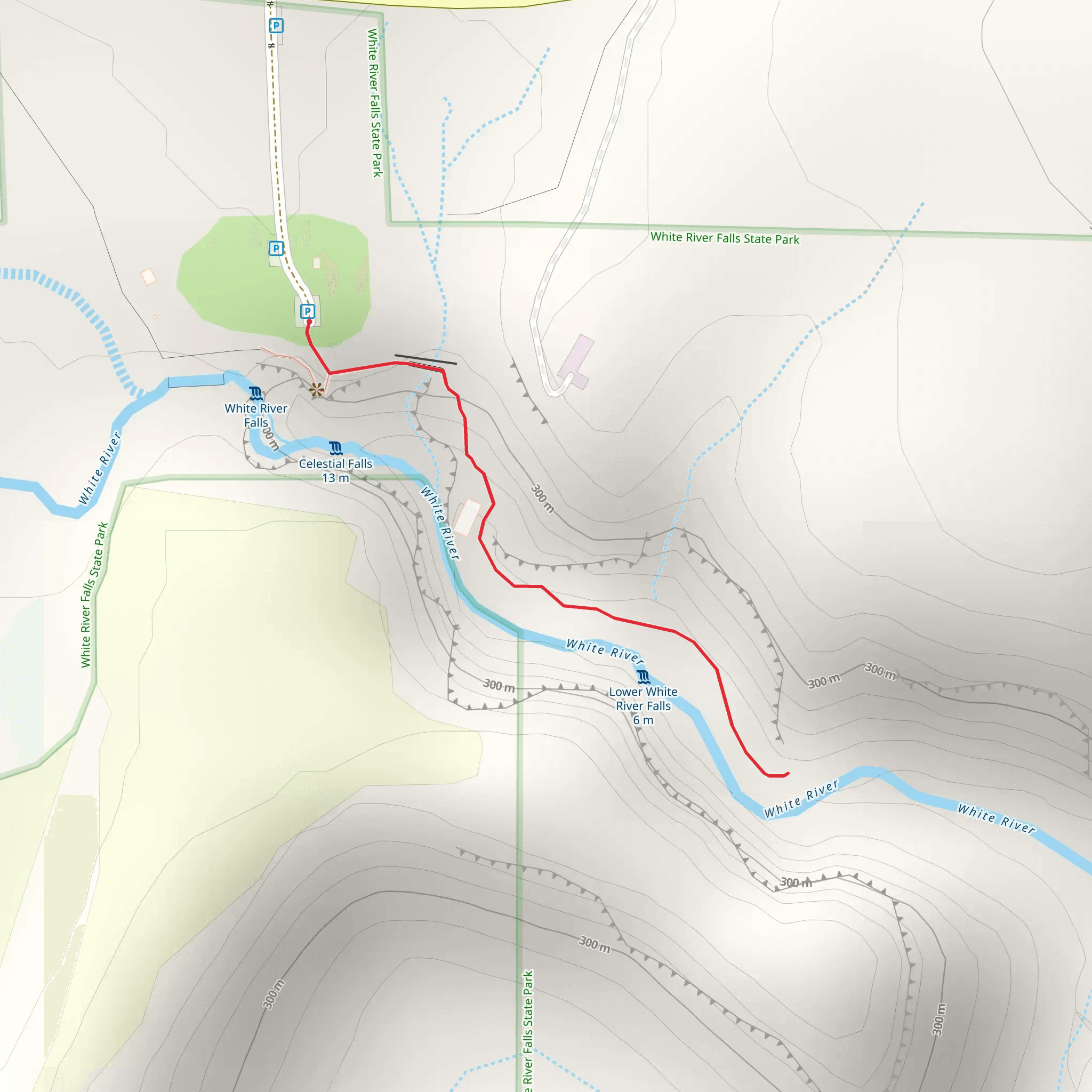 White River Walk mobile static map