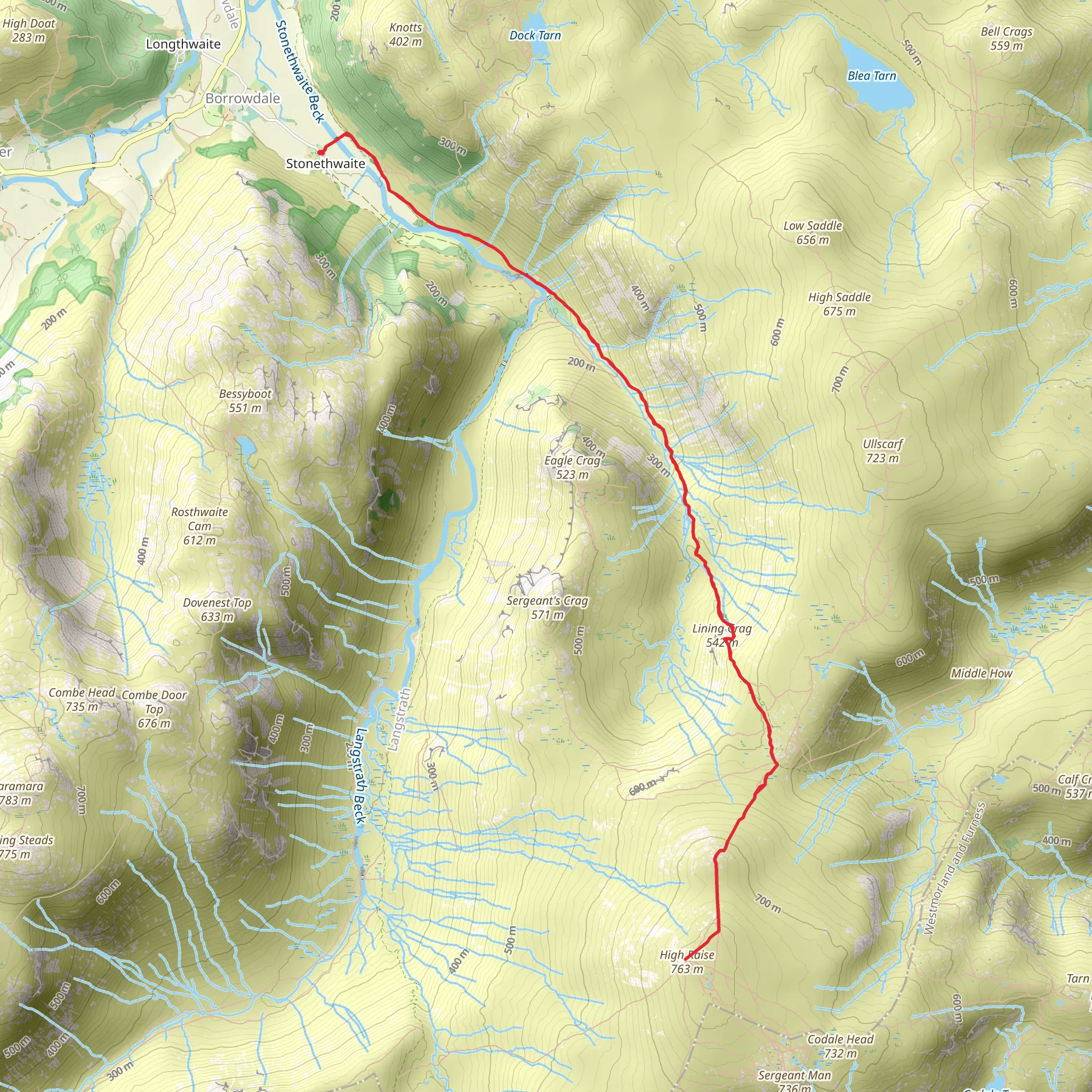 High Raise mobile static map