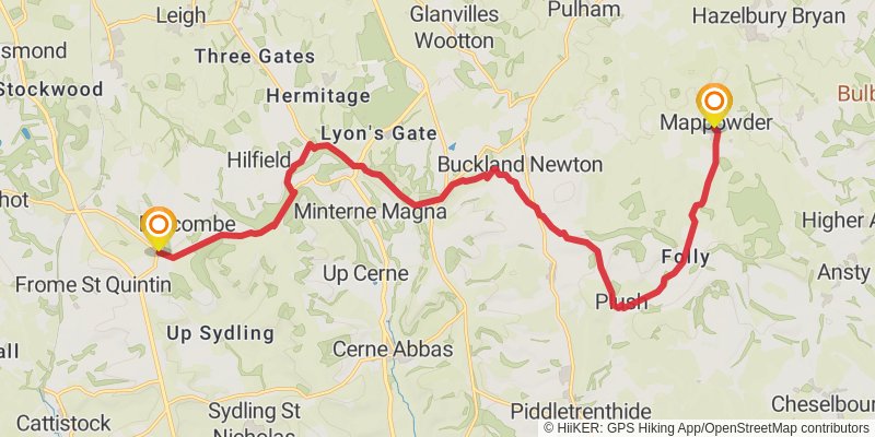 Hardy Way stage 11 Map