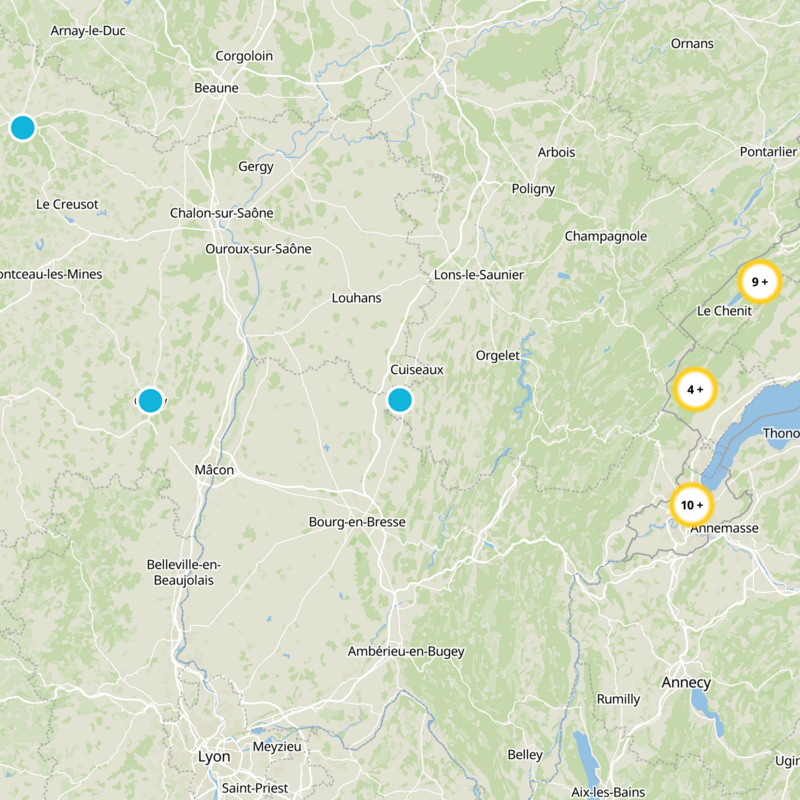 Lons-le-Saunier Static Map