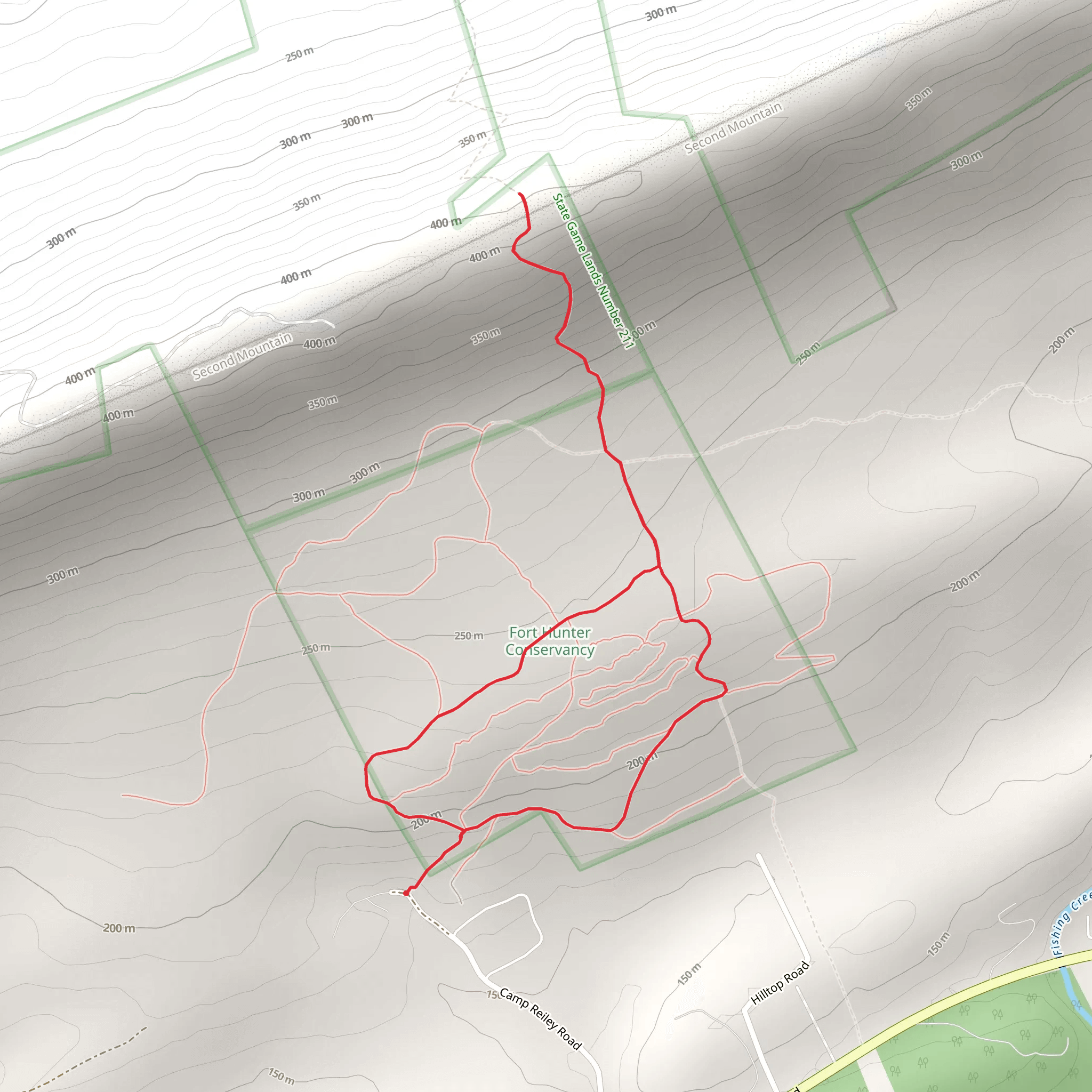 Fort Hunter Conservancy Trail Loop mobile static map