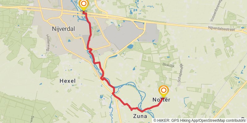 Overijssels Havezatenpad alt 5 Map