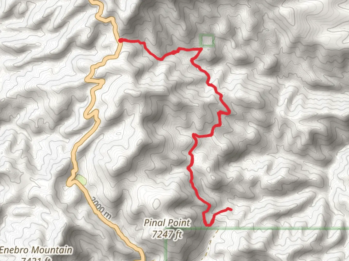 An image depicting the trail Frye Trail via HL Canyon Trail and its surrounding area.