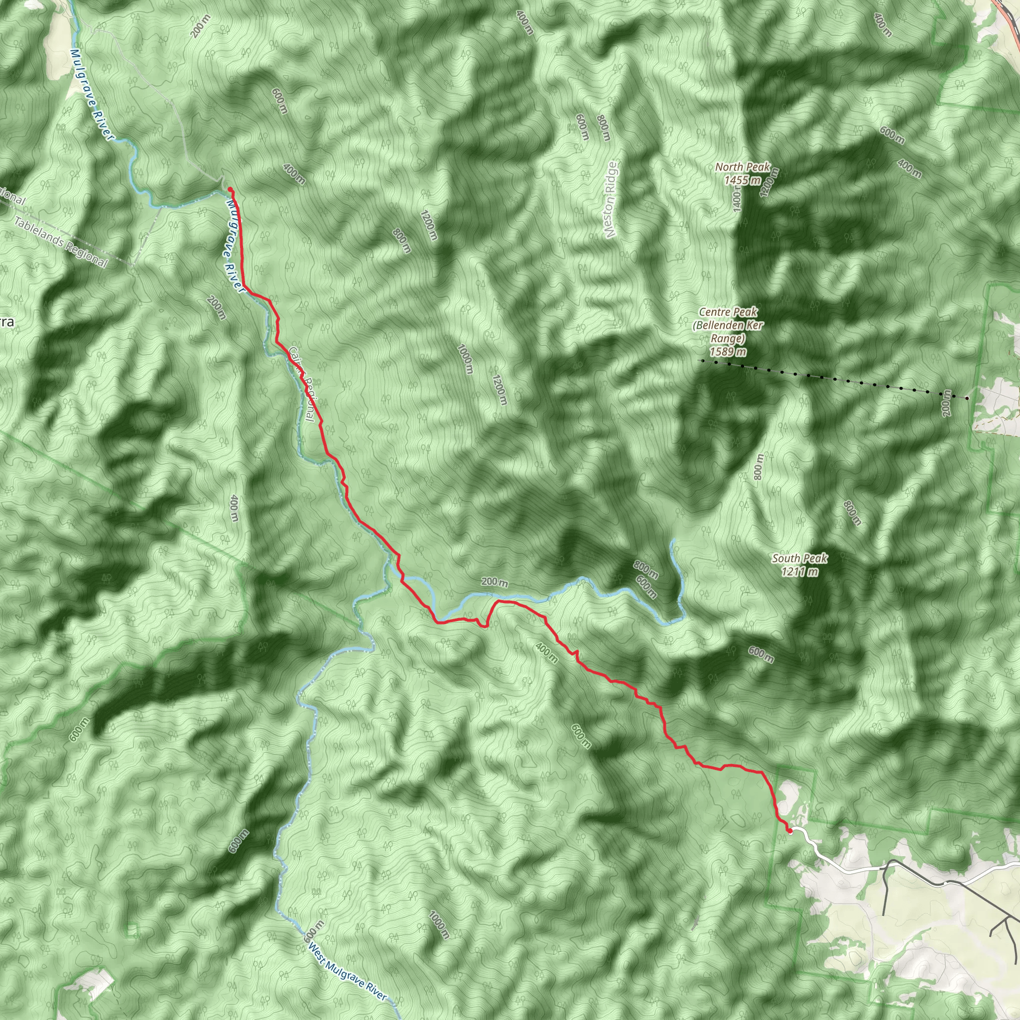 Goldfield Trail mobile static map
