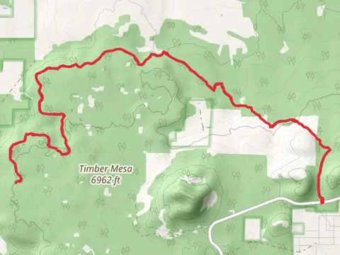 Sawmill Connector Trail via Panorama Trail
