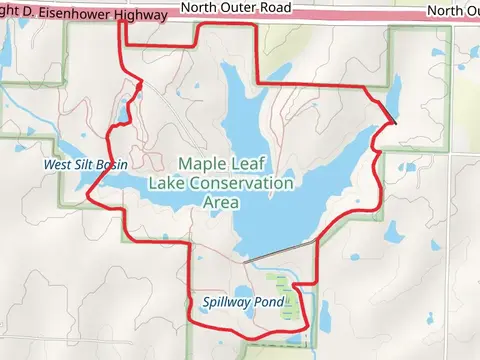 East and West Silt Basin and Maple Leaf Lake Loop