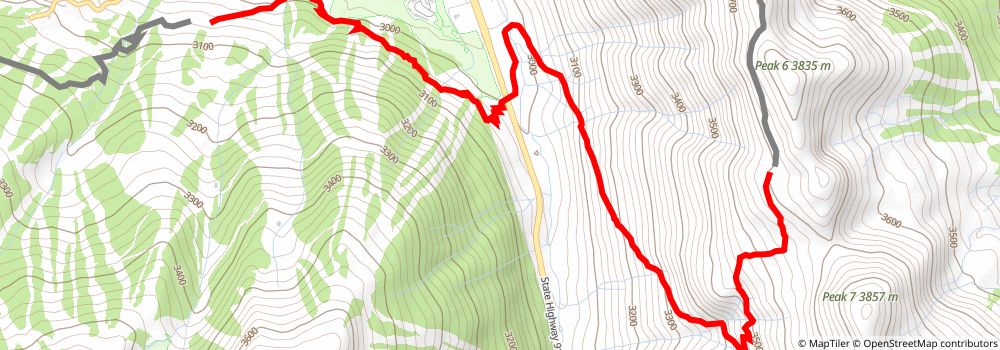 American Discovery Trail South Route stage 248 Map