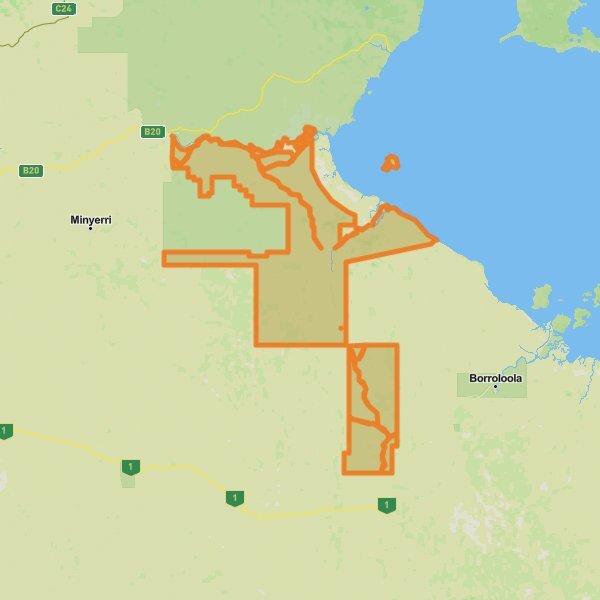 Limmen National Park mobile static map