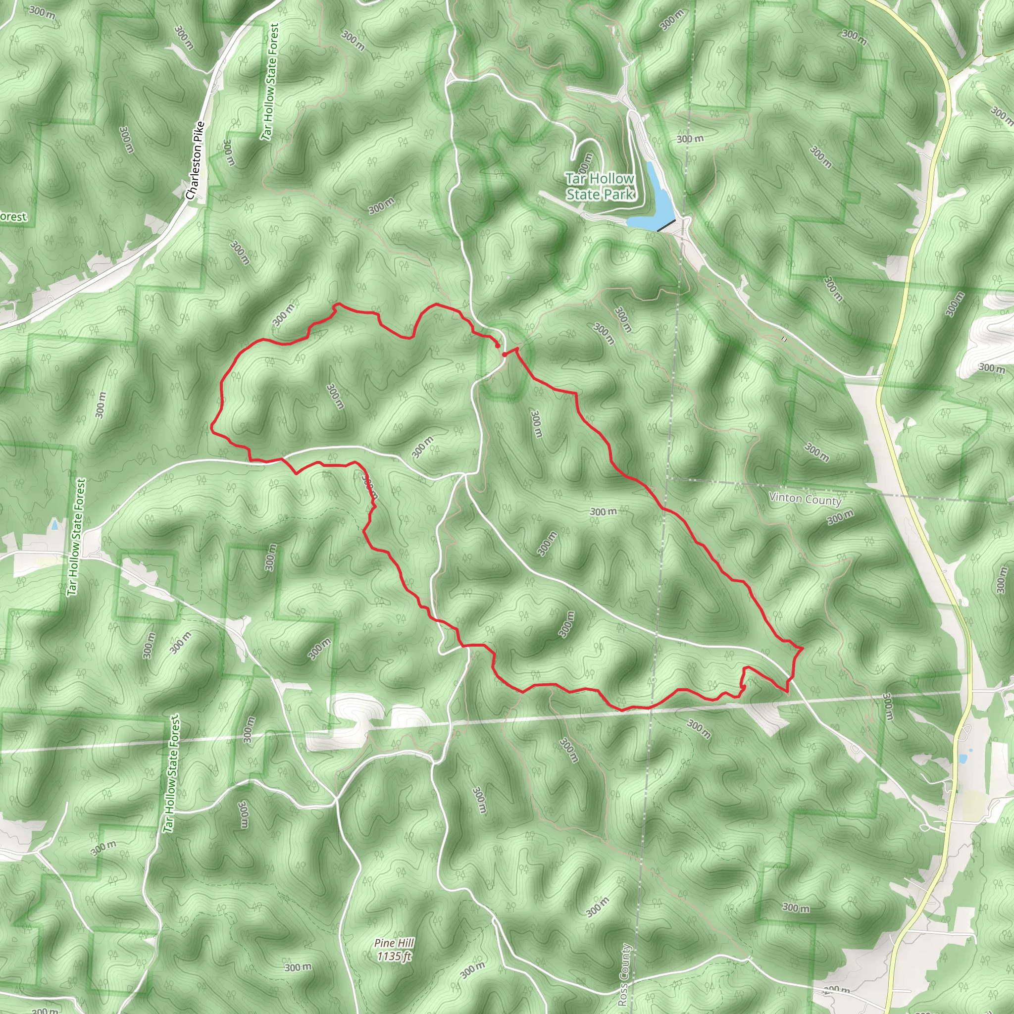 Logan Trail South and Logan Trail Loop mobile static map