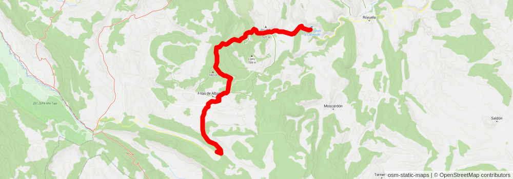 Albarracin - Tagus River Source PR TE 2 stage 2 Map