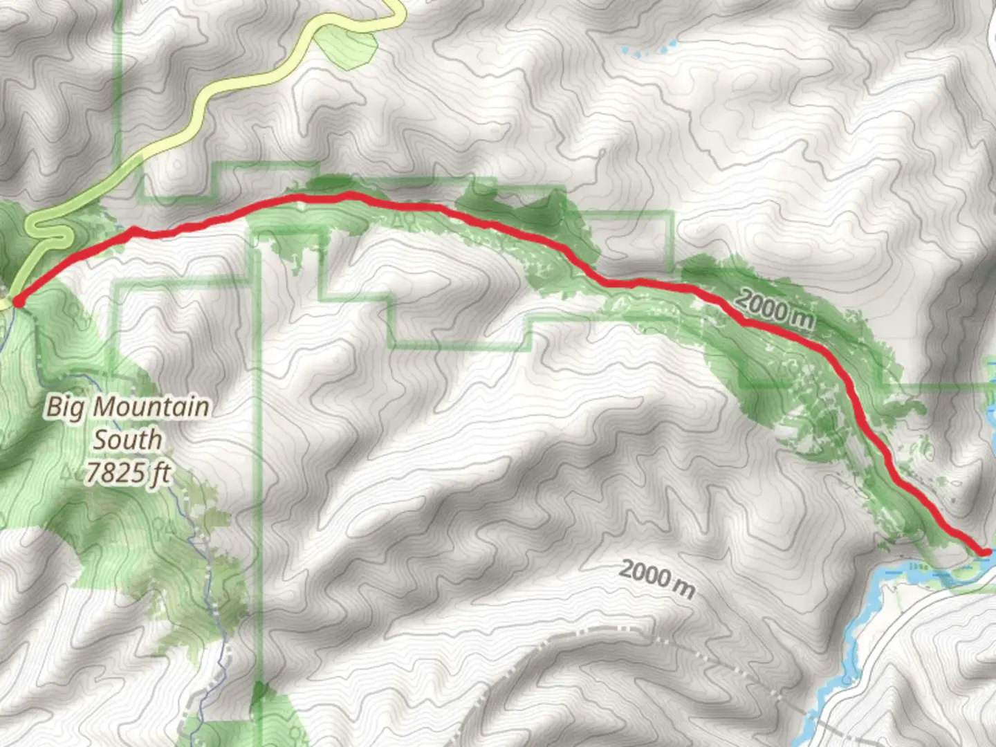 An image depicting the trail Donner Reed Party and Mormon Pioneer Route and its surrounding area.