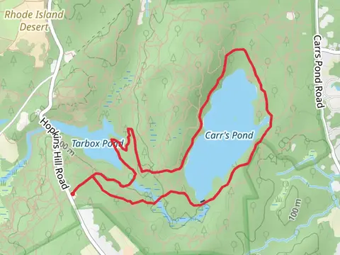 Carr's Pond and Tarbox Pond Loop