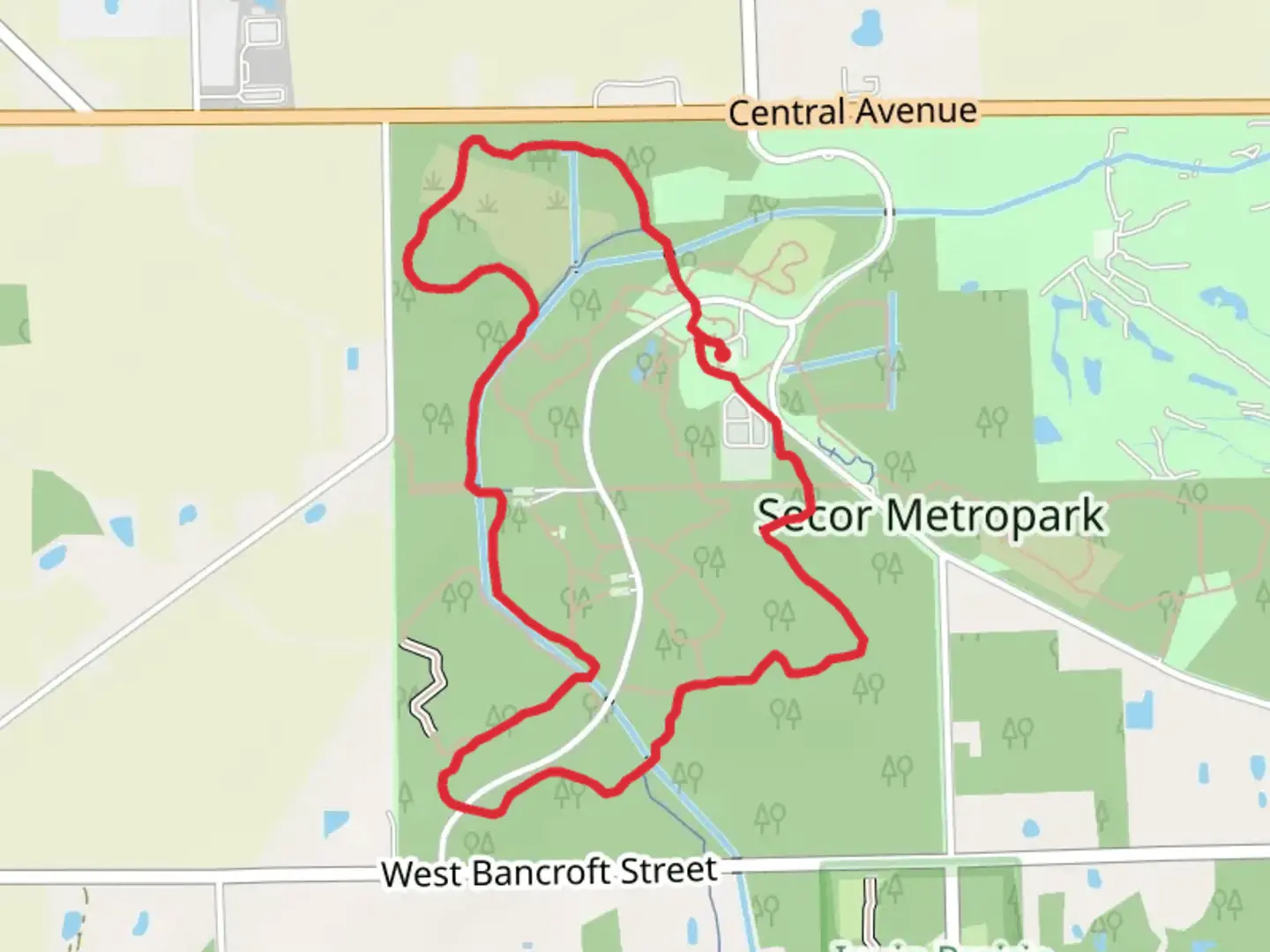 An image depicting the trail Brown Loop Trail and its surrounding area.