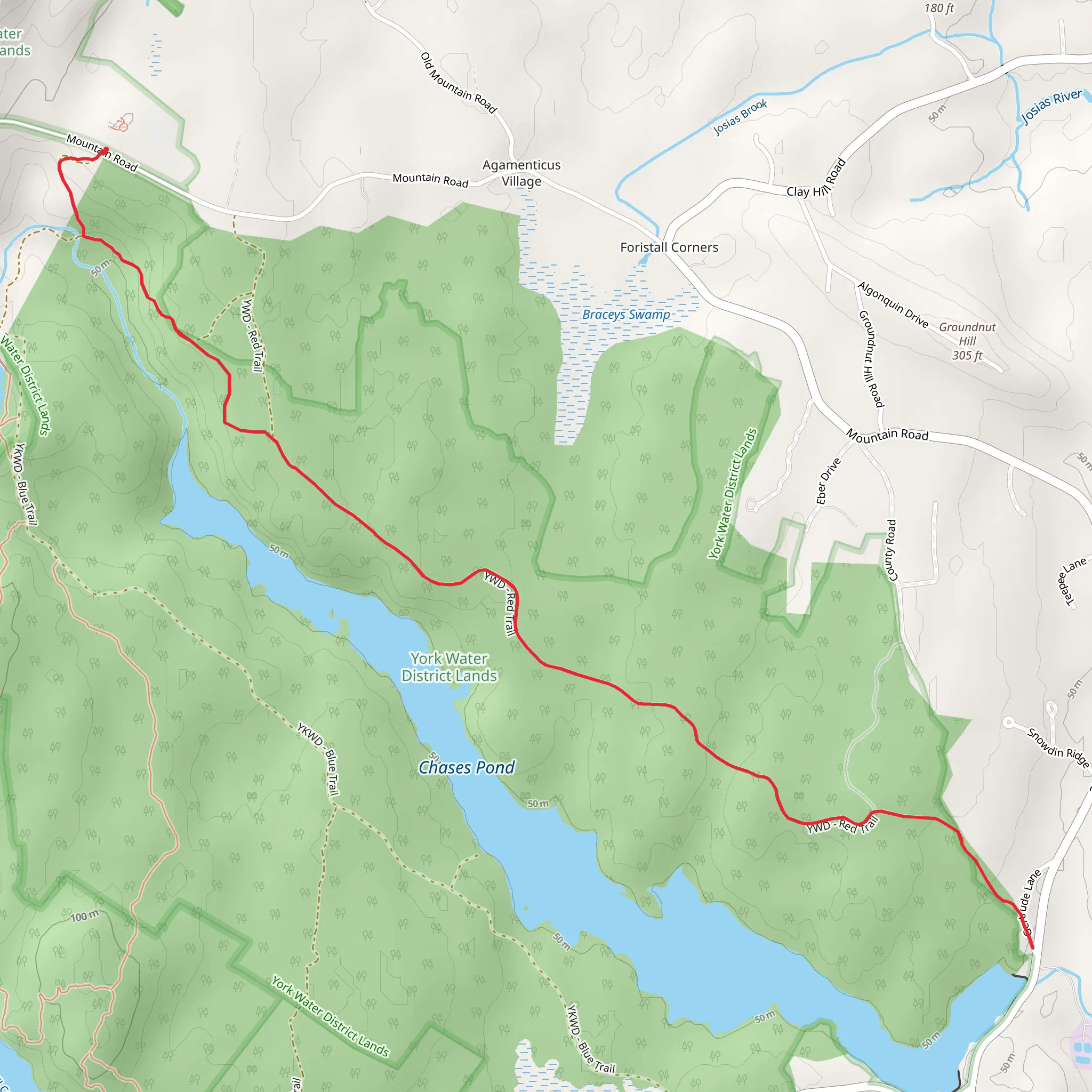 YKWD - Red Trail mobile static map