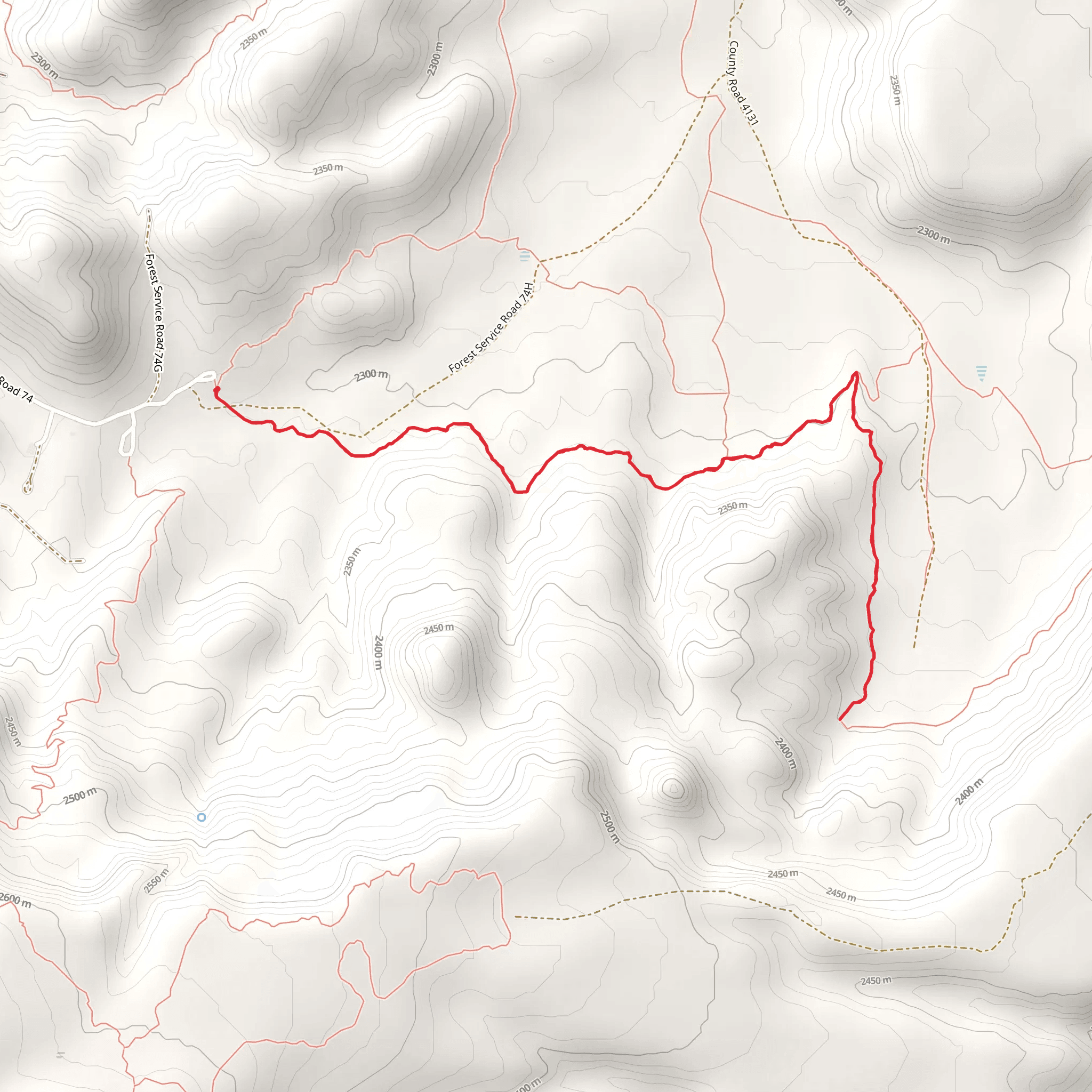 Homestead Trail mobile static map