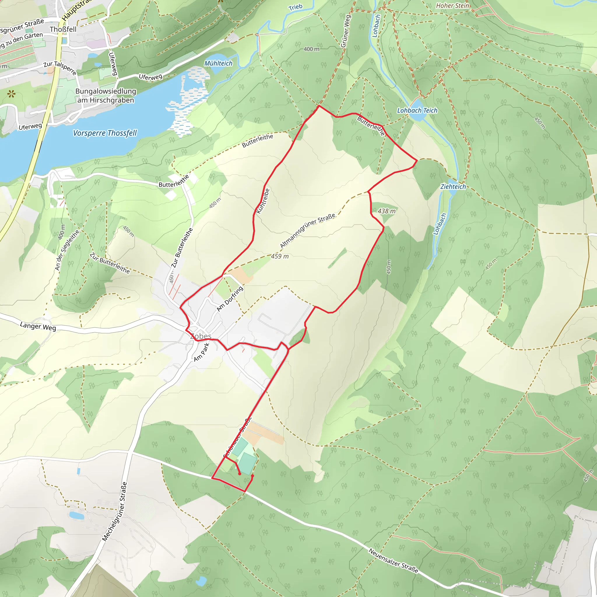 Zobes Loop mobile static map