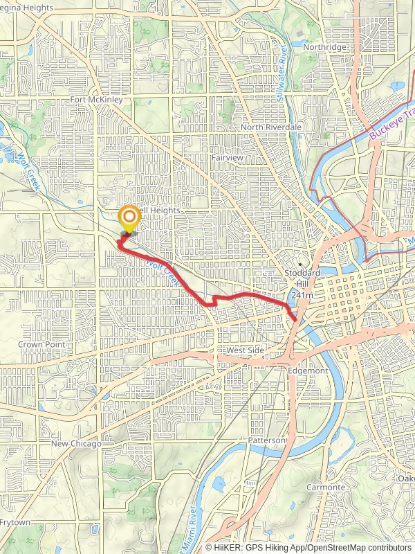 Wolf Creek Trail from Wesleyan Metropark