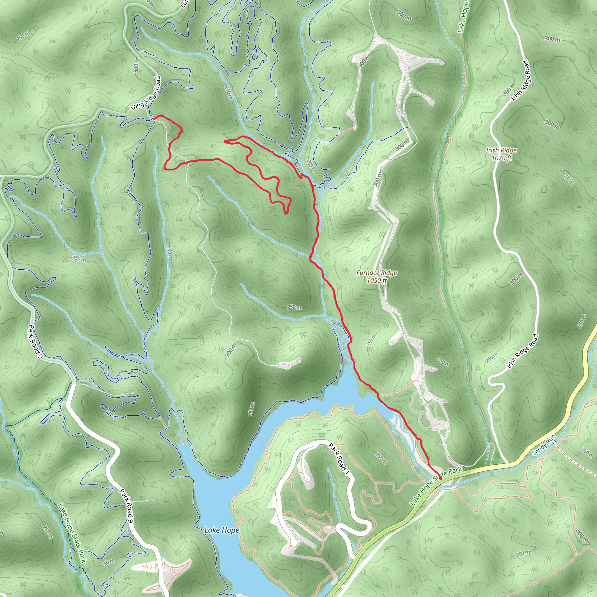 Bobcat and Habron Trail via Furnace Trail mobile static map