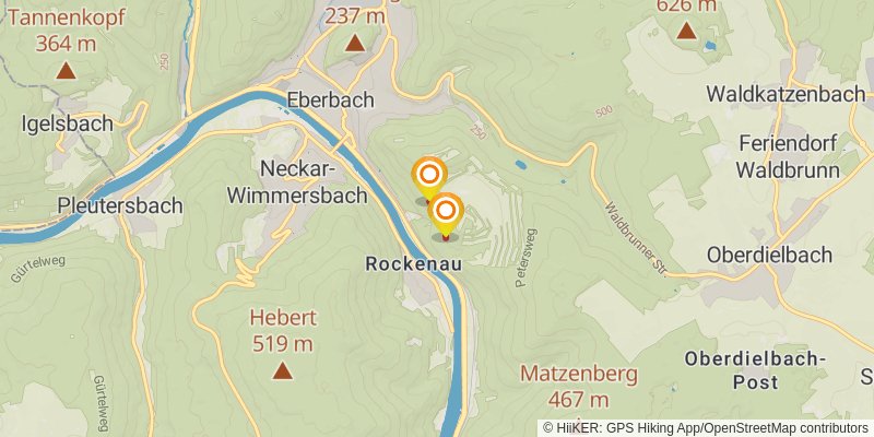 Neckarsteig alt 3 Map