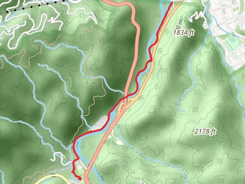 Fighting Creek Nature Trail and Gatlinburg Trail