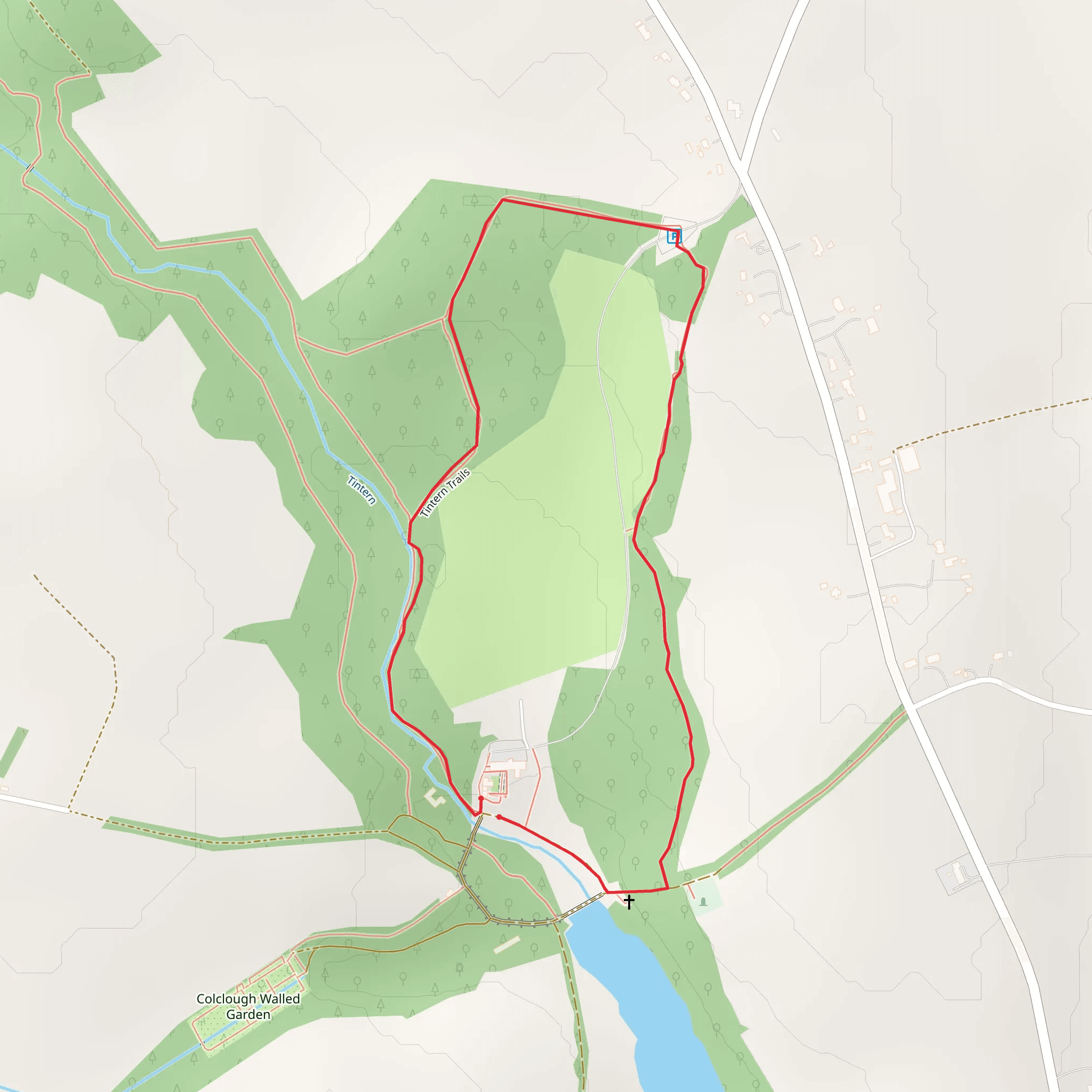 Tintern Trails - Tintern Demesne Trail mobile static map