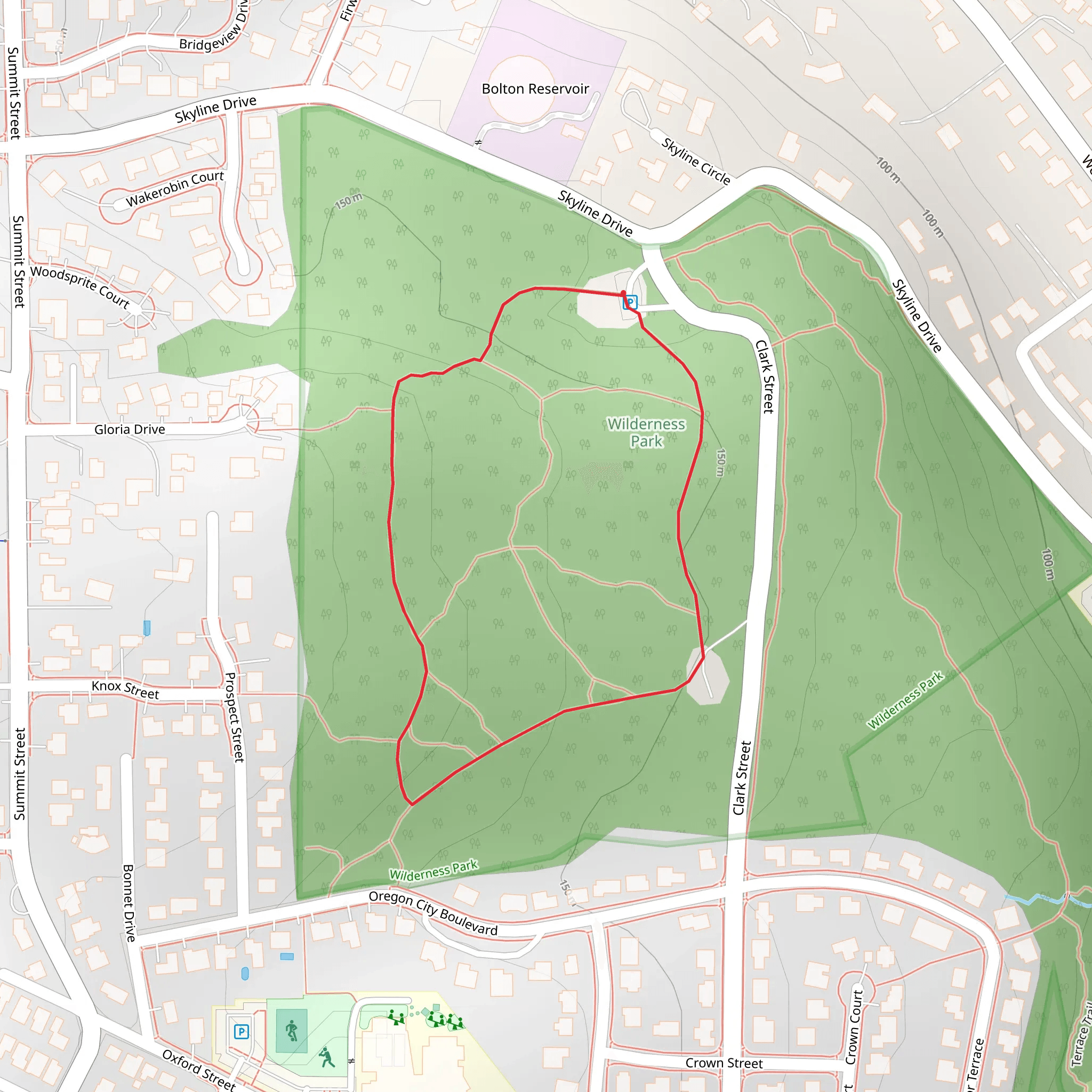 Clark Street Loop mobile static map