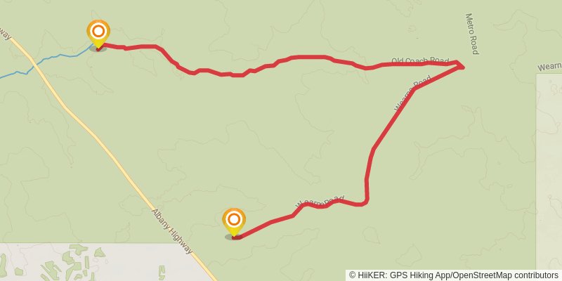 Bibbulmun Track alt 4 Map
