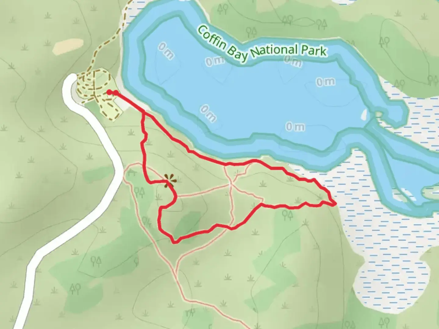An image depicting the trail Yangie Lookout Walk and its surrounding area.