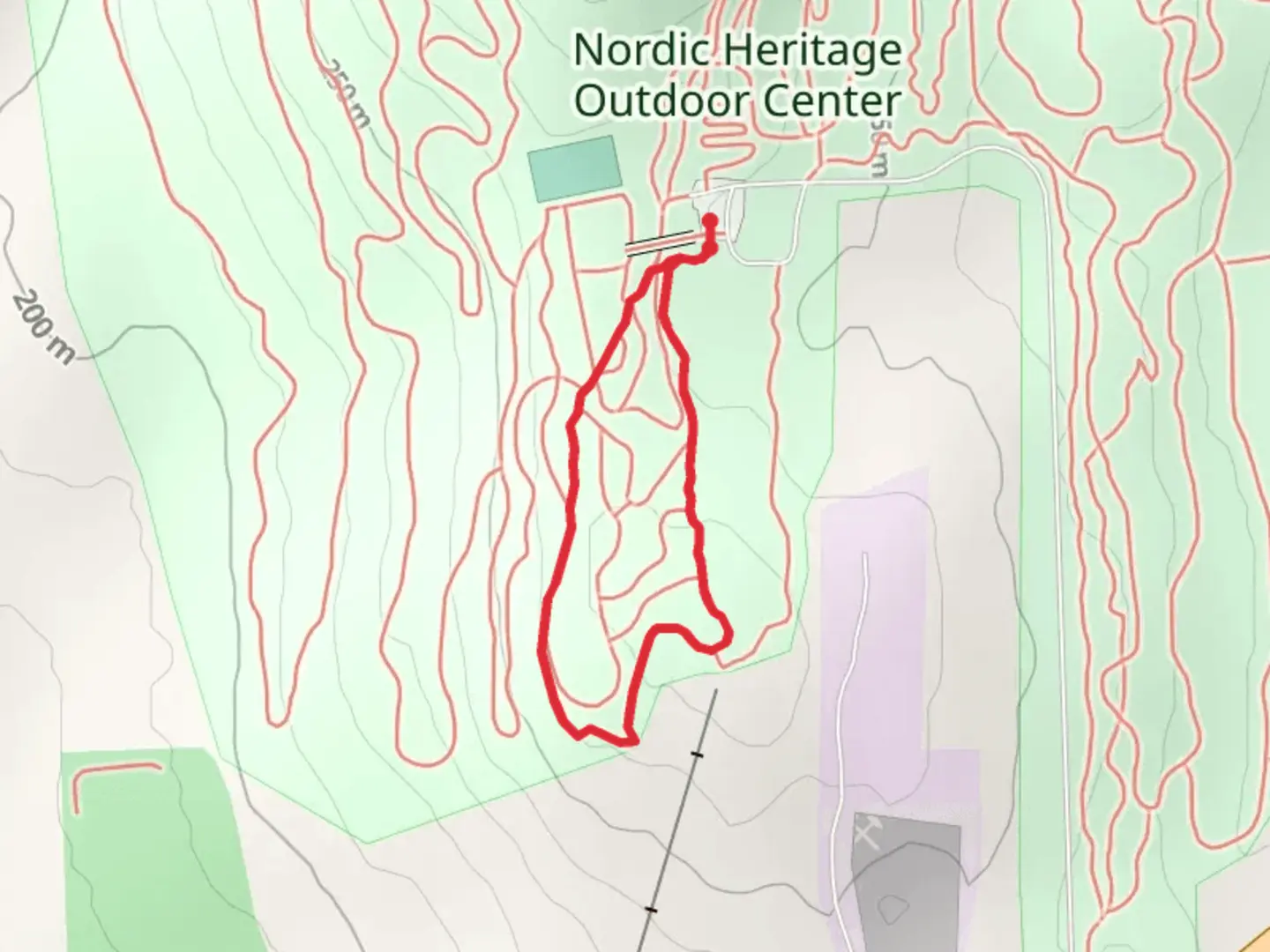 An image depicting the trail Moose Loop Trail and its surrounding area.