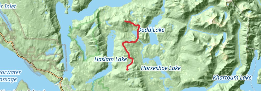 Sunshine Coast Trail stage 7 Map