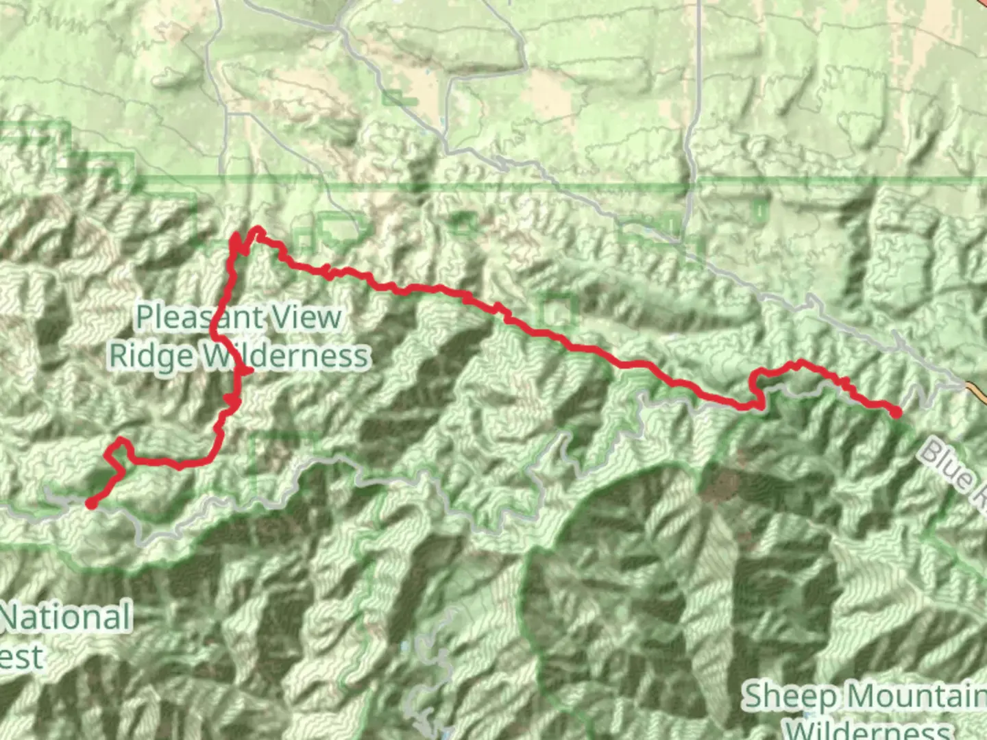 An image depicting the trail Inspiration Point to Cloudburst Summit via Pacific Crest Trail and its surrounding area.