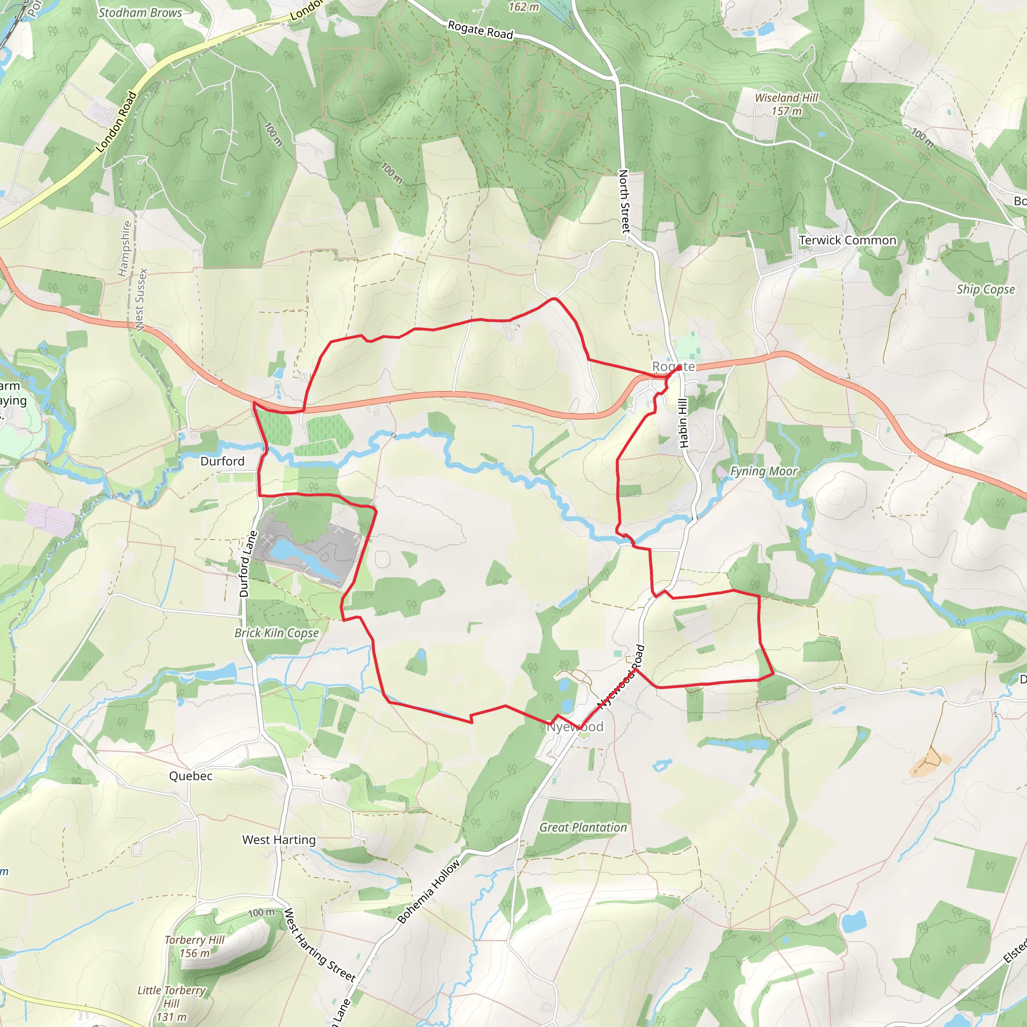 Rogate Walk mobile static map