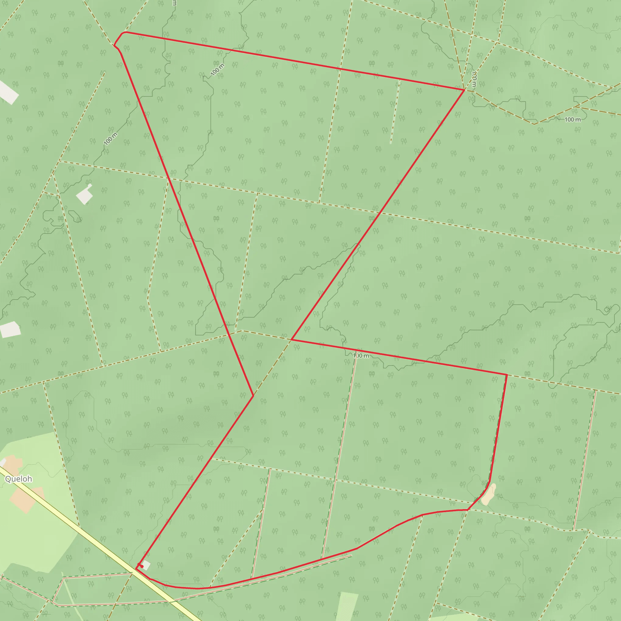 Queloh and Orthassel Loop mobile static map