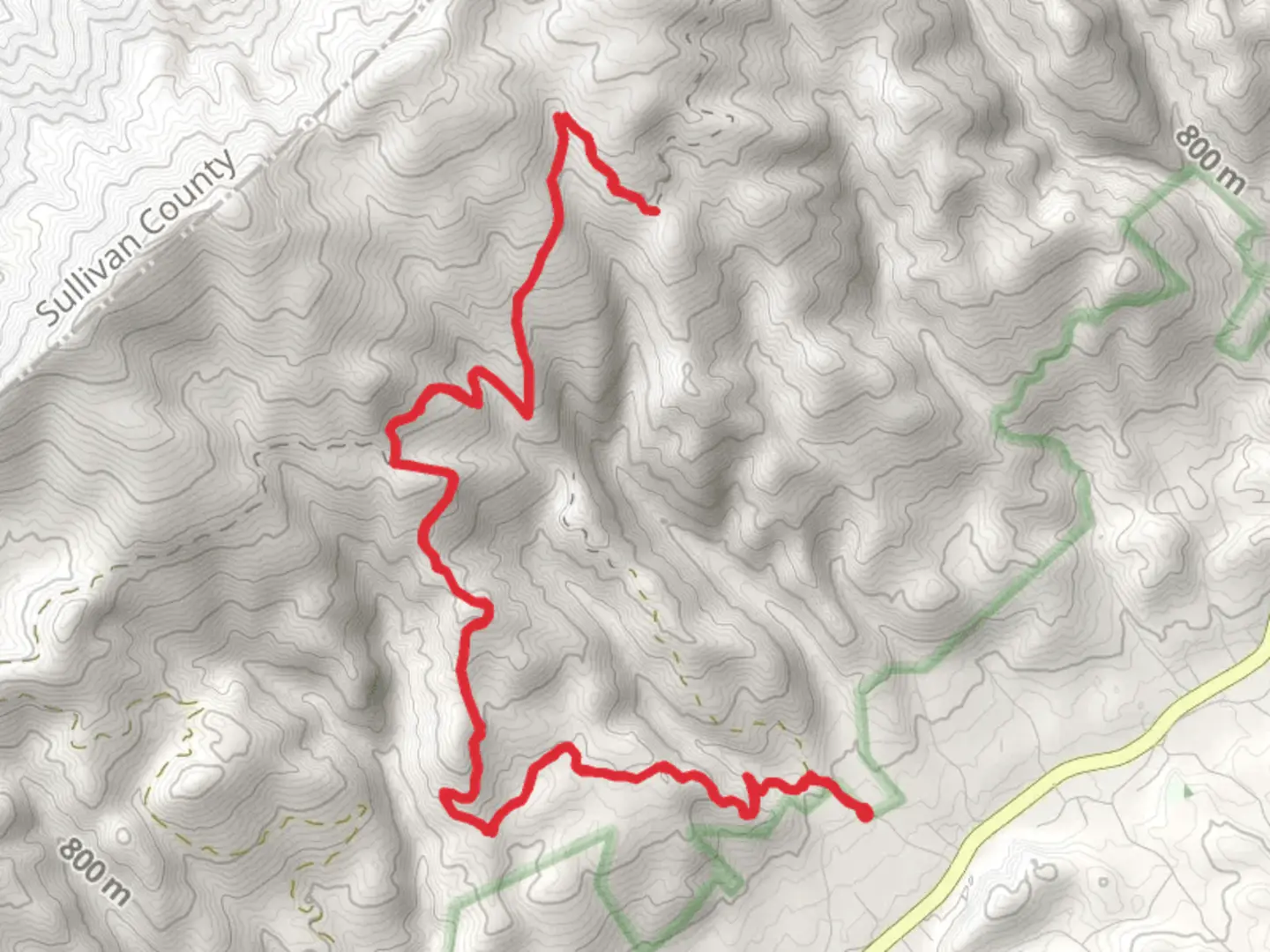 An image depicting the trail Rye Patch Trail and its surrounding area.
