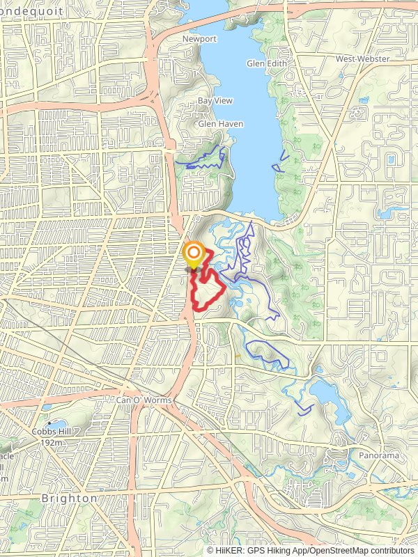 Irondequoit Creek Loop mobile static map