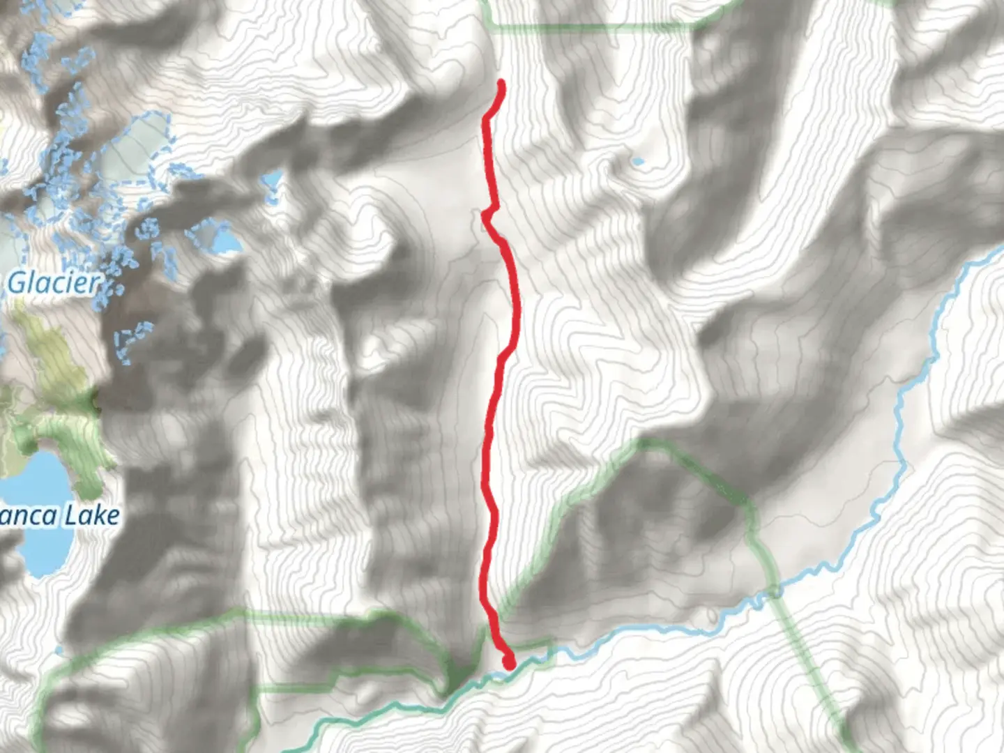 An image depicting the trail Curry Gap via Quartz Creek Trail and its surrounding area.