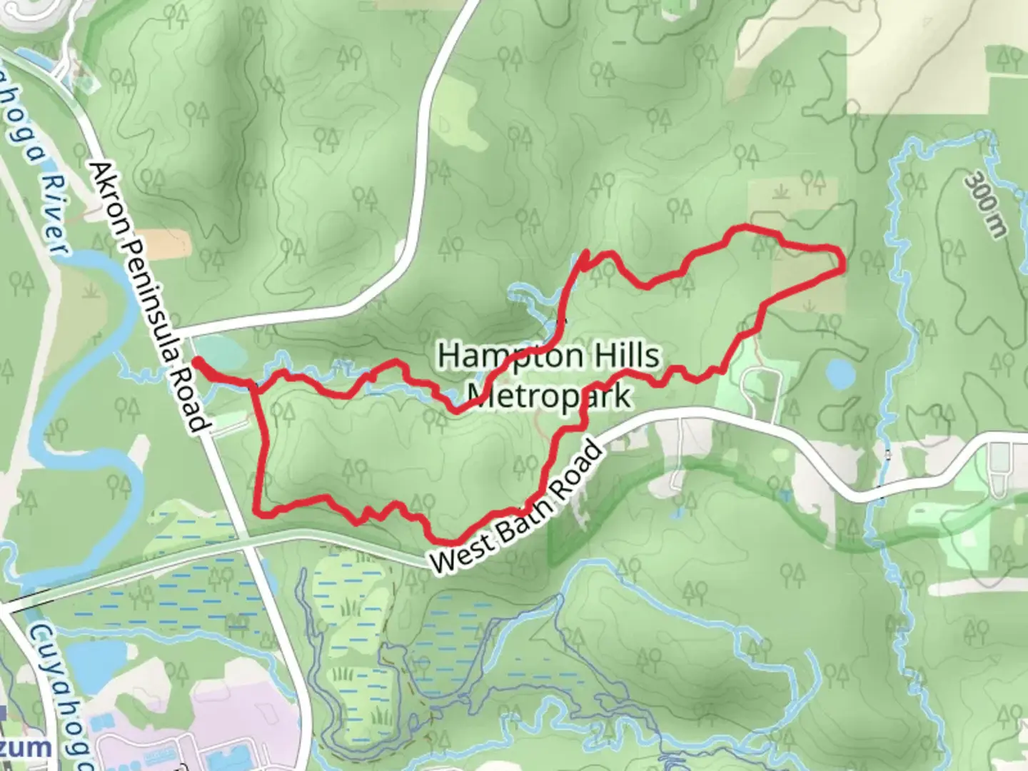 An image depicting the trail Adam Run Loop Trail and its surrounding area.