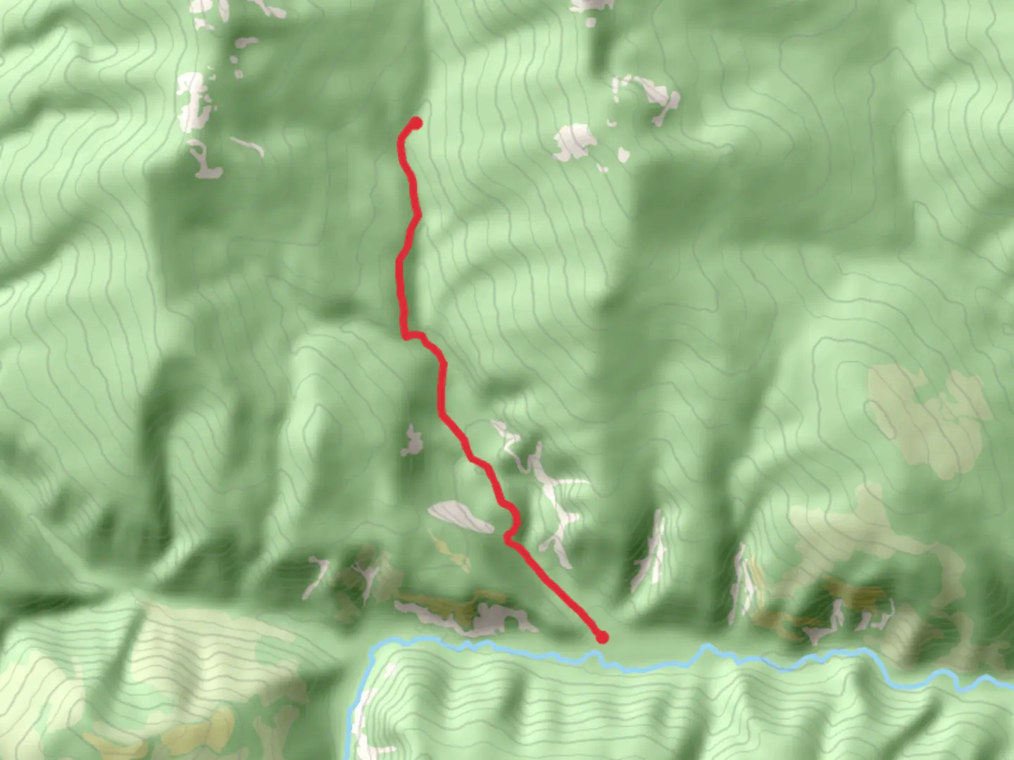 An image depicting the trail Good Creek Trail and its surrounding area.
