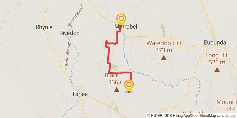 Heysen Trail stage 21 Map