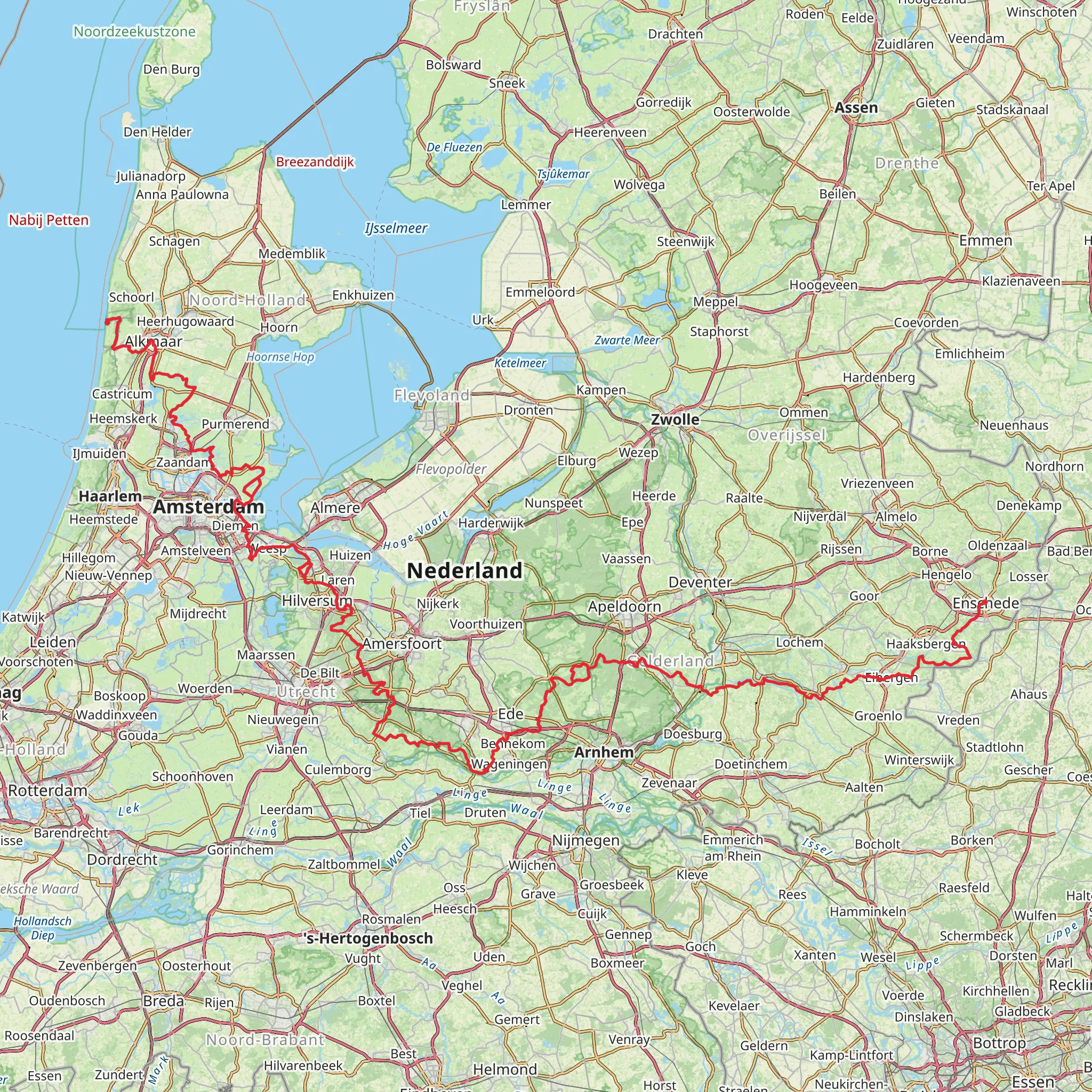 Trekvogelpad mobile static map