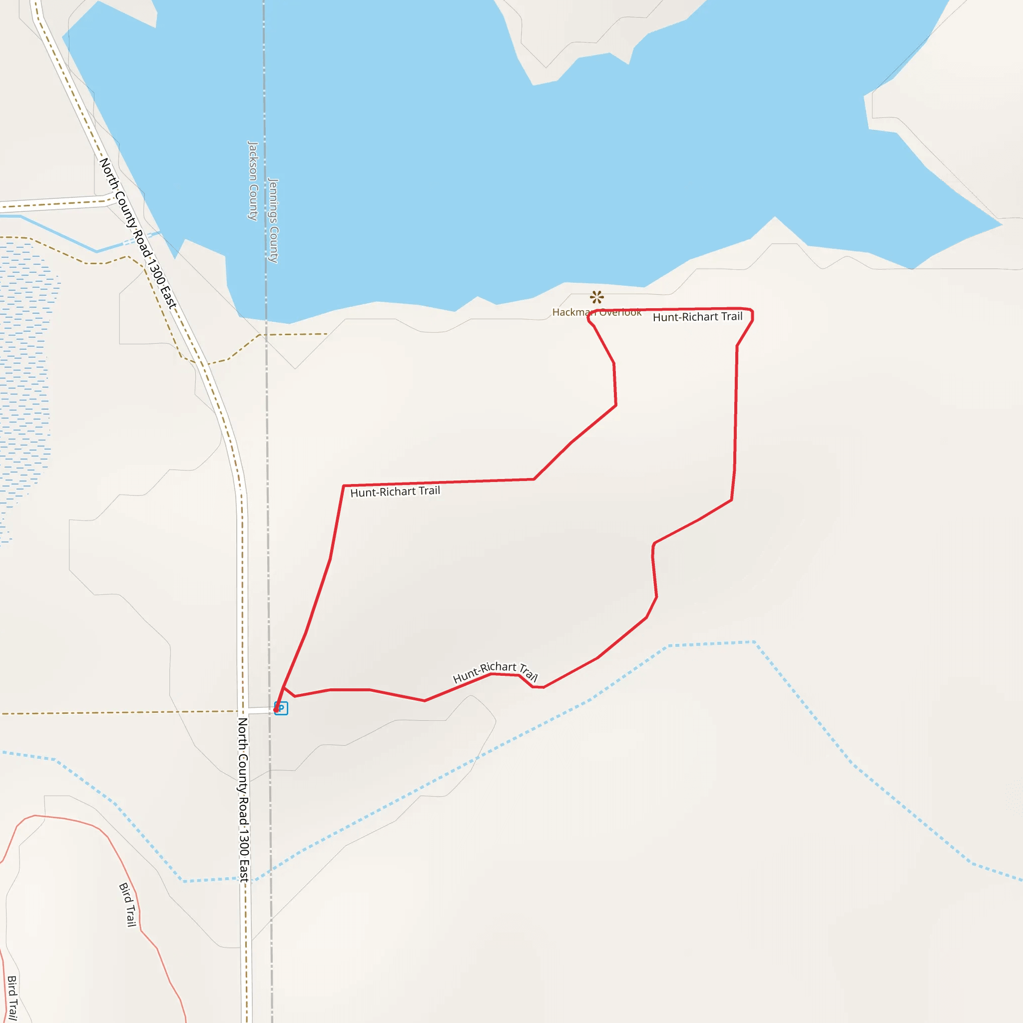 Hunt-Richart Loop Trail mobile static map