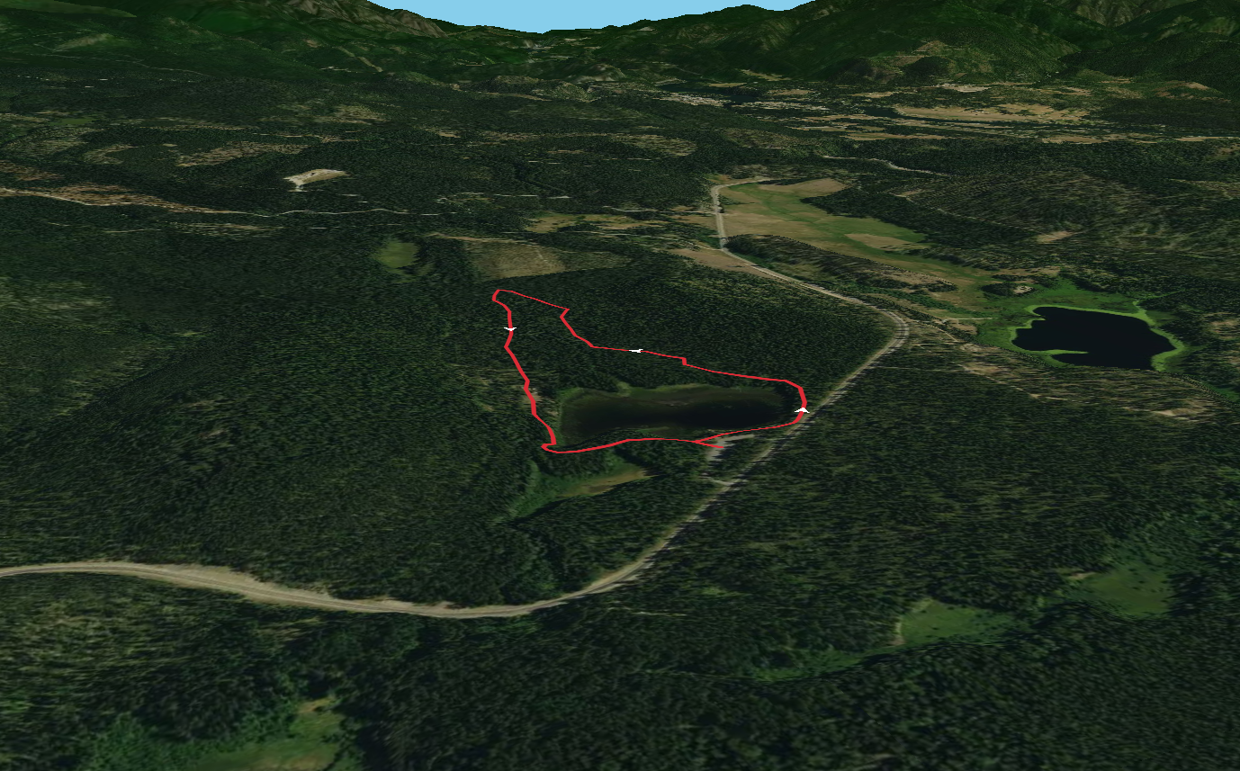 Loop around Frater Lake