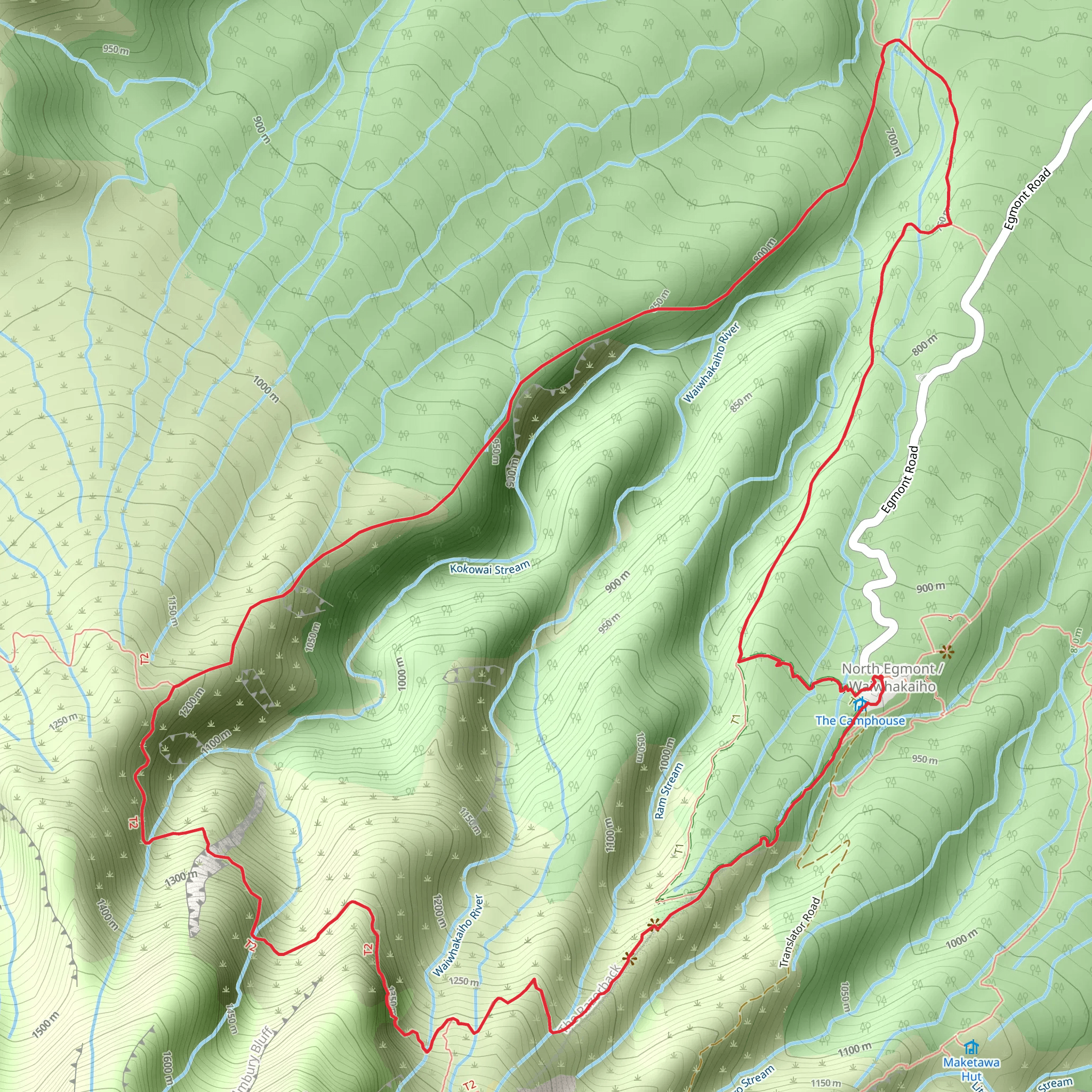Kokowai Round Trip mobile static map