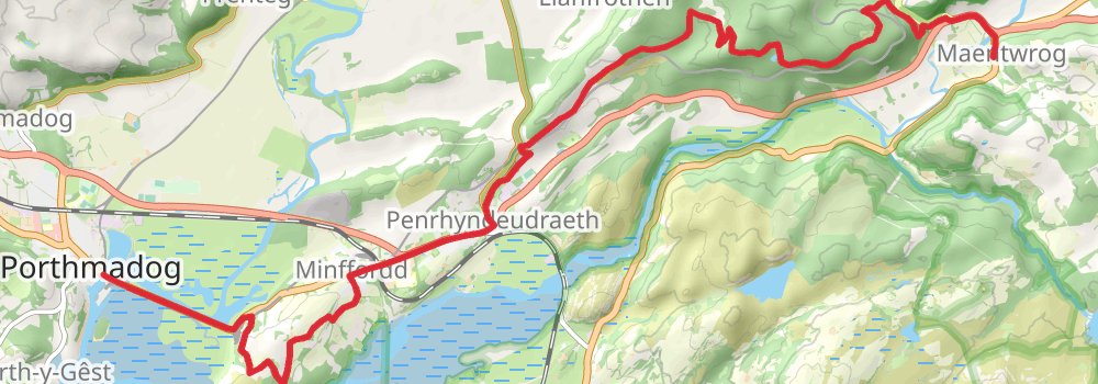 Wales Coast Path stage 27 Map