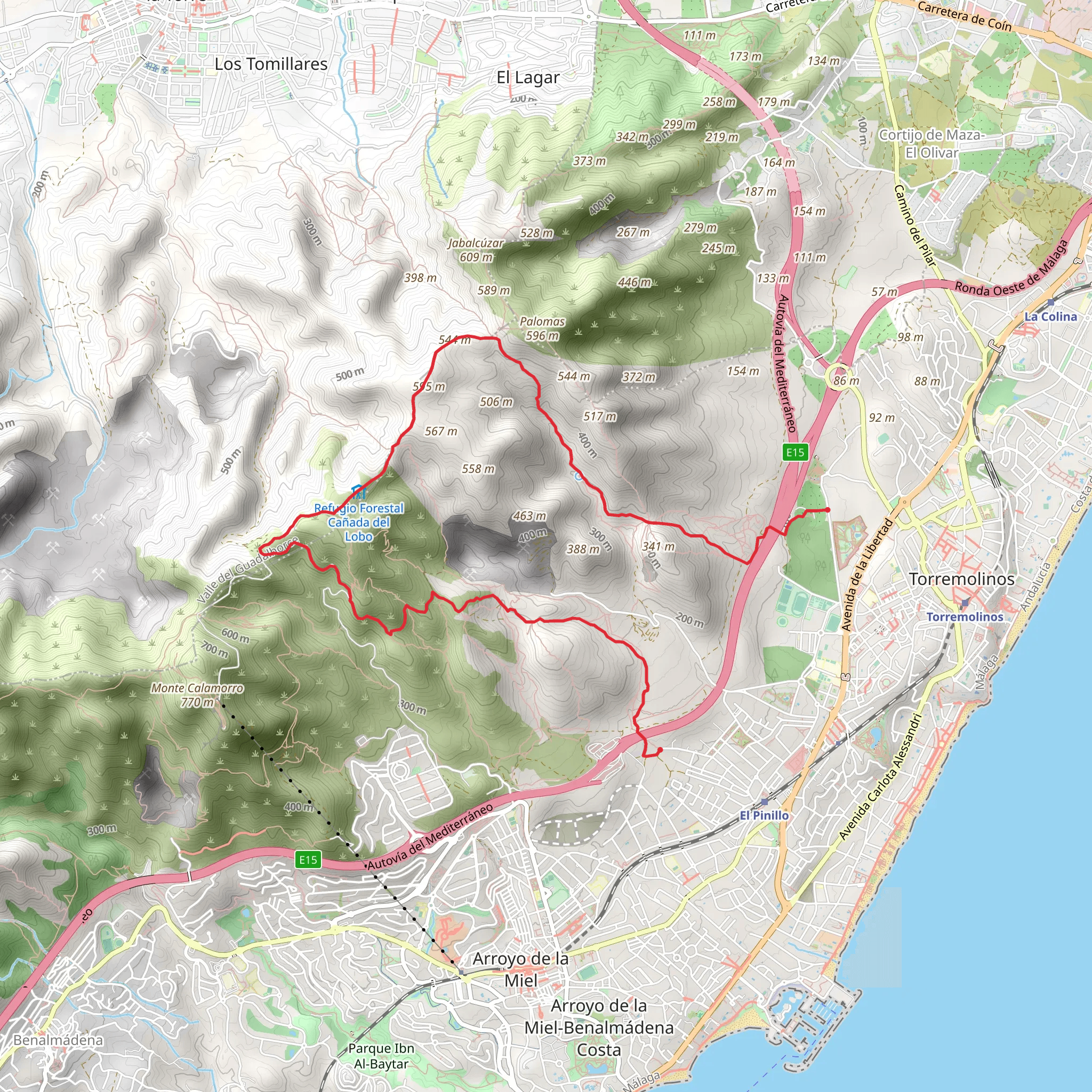 From the Torremolinos Ports mobile static map