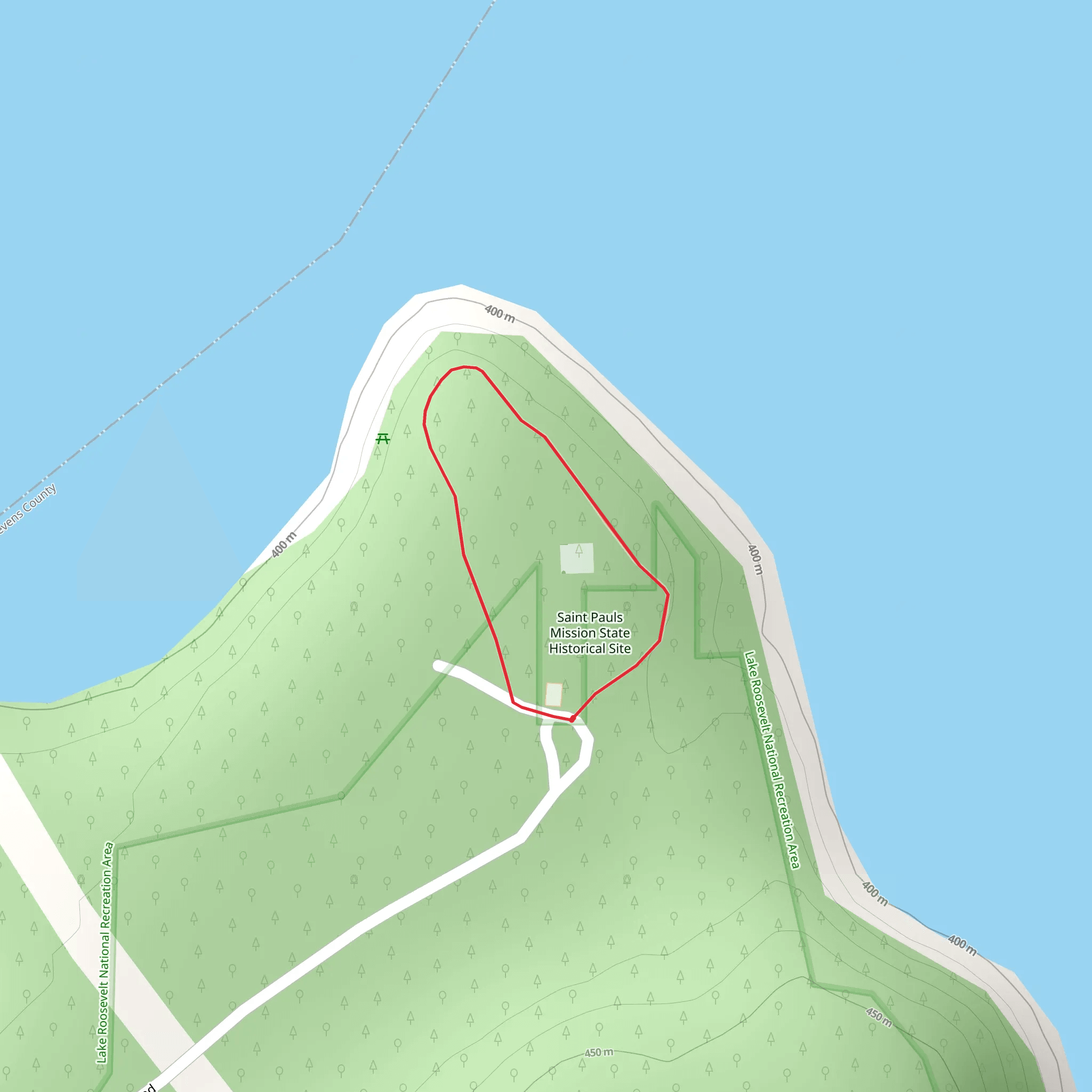 Saint Paul Mission Loop mobile static map