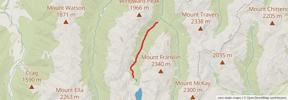 Te Araroa South Island stage 19 Map
